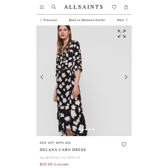 all saints delana caro dress
